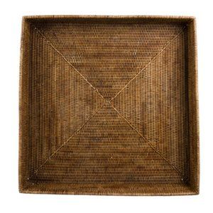 DECOR Large Wicker Tray